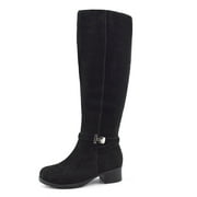 Comfy Moda Women's Knee High Winter Boots | Suede Leather | Fur Lined - Nicole