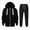 A182-Black, variant on Toddler Little Boy Clothes Fall Winter Outfit Contrast Color Long Sleeve Cute Sweatshirt Top Pants Set Winter Casual for 6 18 Months 2T 3T 4T 5T 6T 7T 8T 9T Kids Boy(11-12 Years,Blue)