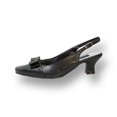 thumbnail image 3 of PEERAGE Adalyn Women Wide Width Leather Slingback Pump BLACK 9.5, 3 of 6