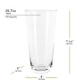thumbnail image 3 of Couronne Company Almere Recycled Glass Vase, 7209, Clear, 1 Piece, 3 of 6