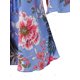 thumbnail image 4 of Más el tamaño de la impresión floral del recorte de la blusa Rosegal Blusas Tallas Grandes, 4 of 5