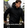 thumbnail image 5 of TRGPSG Men's Waterproof Ski Jacket,Windproof Winter Hooded Coat with 5 Pockets, 5 of 6