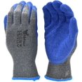 thumbnail image 1 of Guantes de trabajo G & F Products, caucho y látex, talla XL, azules, 12 pares, 1 of 8