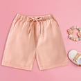 thumbnail image 2 of PINQI Toddler Boy Sport Running Shorts Solid Color 2025 Baby Boys Patchwork Cotton Summer Autumn Short Pants Pants with Pockets (Pink-A,7-8Years), 2 of 9