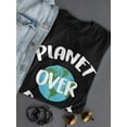 thumbnail image 3 of Planet Over Profit T-Shirt Women -Smartprints Designs, Female 5X-Large, 3 of 4