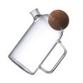thumbnail image 4 of 1pc Cork Glass Tea Kettle Thick Glass Teapot Juice Jar Tea Pitcher for Home Use, 4 of 8