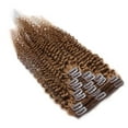 thumbnail image 2 of Extensions de Cheveux Humains Afro Kinky Curly Double Wweft Clip Full Head pour Femmes, 2 of 6