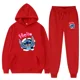 thumbnail image 4 of Disney-Sudadera con capucha de Hello Stitch para hombre y mujer, conjunto de ropa deportiva de ocio, de película de Lilo, para otoño e invierno, 2024, 4 of 5