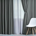thumbnail image 6 of Superior Solid Blackout Curtain Set of 8, 52" x 120", Grey, 6 of 10