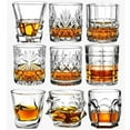 thumbnail image 2 of 2PCS Glassware Cocktails Different Glass Cups Fashion Whiskey Glasses Scotch Bourbon Cocktails RUM Durable Whiskey Glass Drinkware, 2 of 2