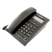 RadioShack Corded, Black, Square Phone with Display, Landline Phone for Office or Home Offers Pre-Dial, Re-Dial, and Edit Functions for Seamless Call Management