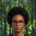 thumbnail image 5 of Bio Eyes Women's Oceane Square Prescription Eyeglasses with Case, Purple Tortoise, 5 of 9