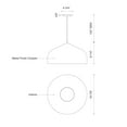 thumbnail image 2 of Kuzco Lighting 49117 Helena 17" Wide Pendant - Gold, 2 of 4