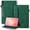 Green, variant on Shockproof Case for Samsung Galaxy Tab S11 Ultra 14.6" 2025 (SM-X930/SM-X936B) - PU Leather & TPU Hybrid Protective Folding Cover with Anti-Slip Grip Strap, Card Slots & Kickstand -Black