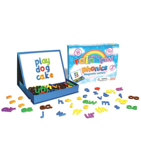 UPC: 0856258003498 | Junior Learning Rainbow Phonics Magnetic Letters Set of 84