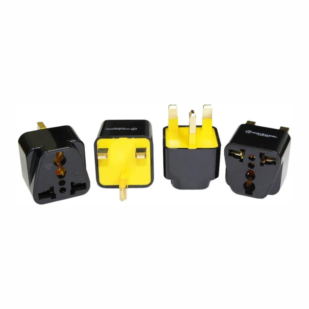Universal to British Plug Adapter (4Pack)