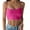 Hot Pink, variant on Kureaily Women's Sleeveless Tank Square Neck Workout Fitness Casual Basic Crop Tops