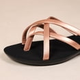 thumbnail image 4 of hoksml Women's Crisscross Strap Flip Flops, Open Toe Summer Slippers for Summer Casual and Beach Wear, 4 of 9