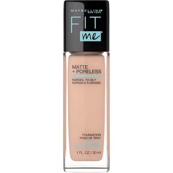 Maybelline New York Fit Me Matte + Poreless Foundation Makeup, Ultra-Lightweight Formula Controls Shine, for Normal to Oily Skin, 235 pure beige ,30 ml