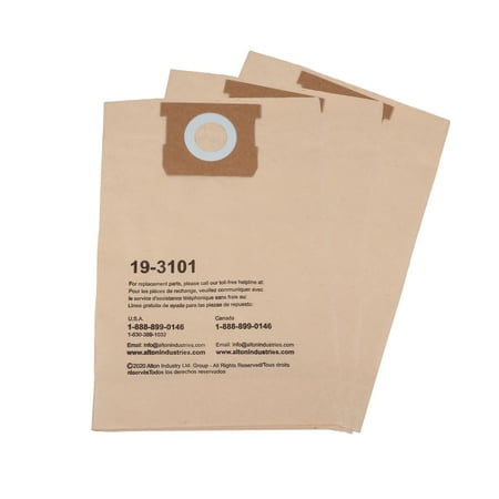 UPC: 0871613006556 | Stanley 9-12 Gallon Disposable Filter Bag for Wet/Dry Vacuums-1 Pack (TTL 3 Bags)