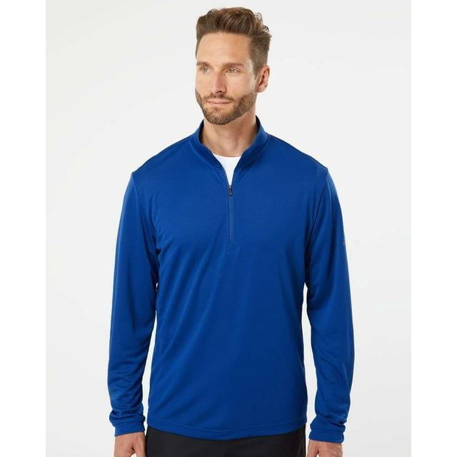 Adidas Mens Lightweight Quarter-Zip Pullover, 2XL, Collegiate Royal