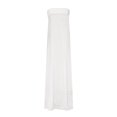 thumbnail image 6 of Summer Savings Clearance! Edvintorg Off Shoulder Satin Dress For Women Summer 2023 Fashion Chest Wrap Dresses Loose Sleeveless Zipper Solid Party Cocktail Party Long Dress White XXL, 6 of 7