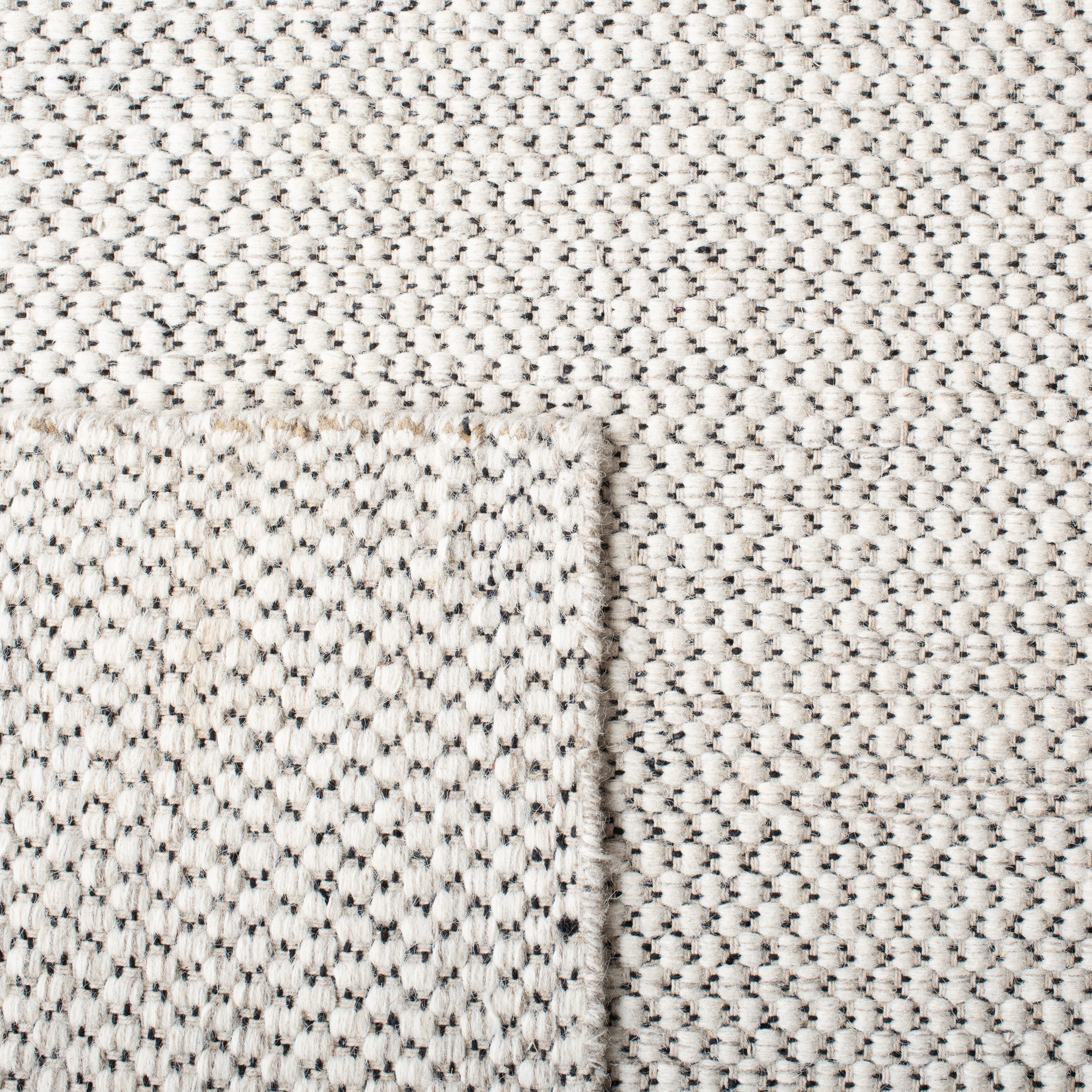 SAFAVIEH Kilim Walton Solid Runner Rug, Ivory, 2'3" x 9'