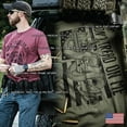 thumbnail image 7 of Howitzer Style Men's T-Shirt One Nation Military Grunt MFG, 7 of 7