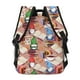 thumbnail image 4 of Disketp Gnomes Books Tea Cups Mochila Estampada para Hombre y Mujer – Mochila Ligera Clásica con Múltiples Bolsillos para Universidad, Trabajo y Viajes-One Size, 4 of 5
