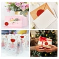 thumbnail image 5 of Unique Bargains 6 Pcs Mall Large Round Dots Gift stickers  Red, 5 of 5