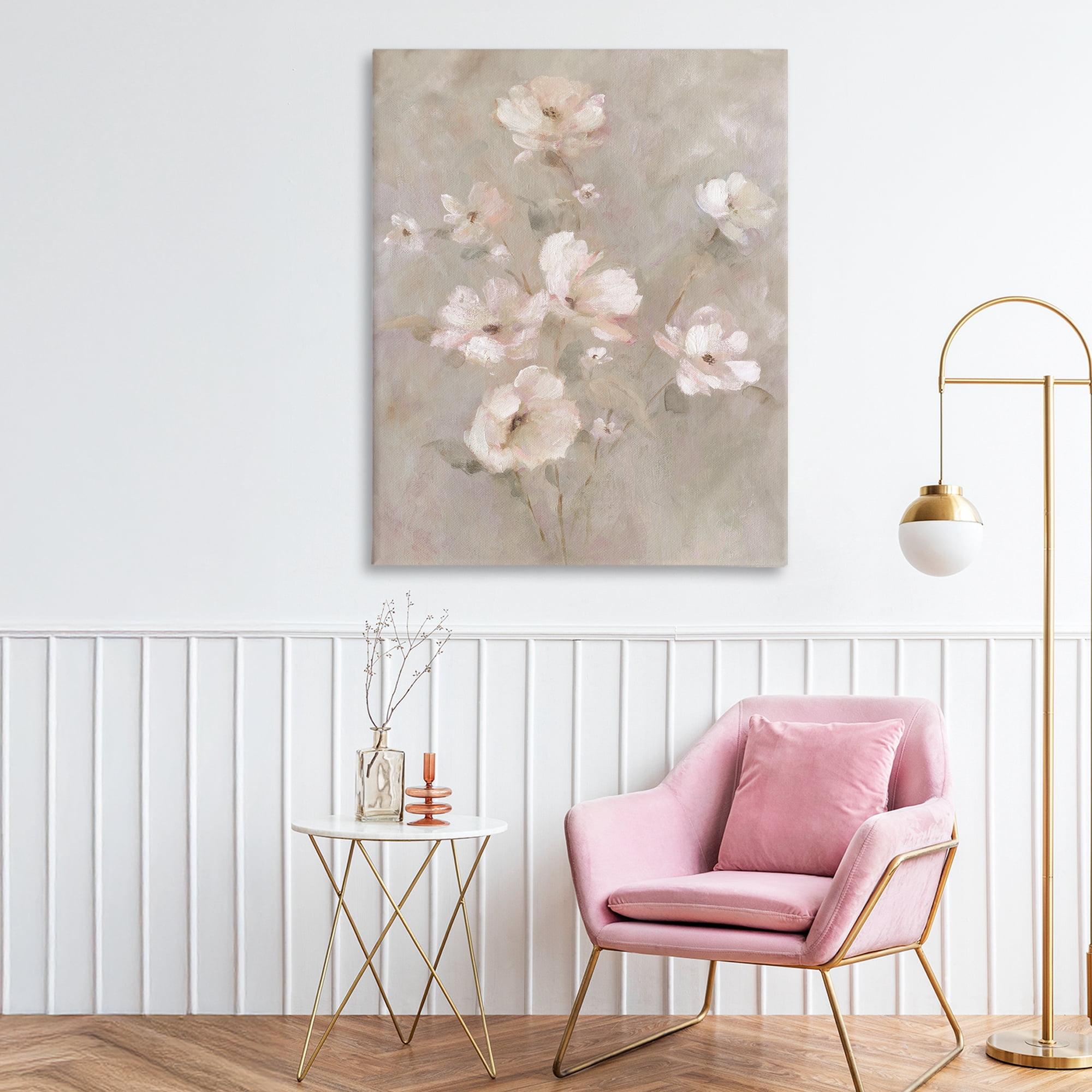 Stupell Industries Delicate Blush Floral Arrangement Canvas Wall Art, design by Carol Robinson