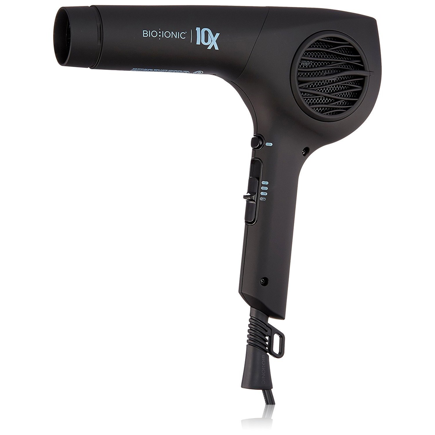 Bio Ionic 10X Volcanic Mx Professional Hair Dryers, Black with Concentrator - image 3 of 4