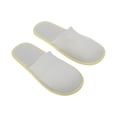 thumbnail image 2 of Unique Bargains 1Pair Disposable Slippers Foldable Closed Toe Anti-slip Hotel Slippers Light Gray, 2 of 5