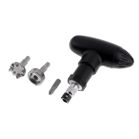 

Spikes Remove and Replace Wrench Tools Twist Nail Puller Golf Accessories with 3 Adapters