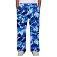 thumbnail image 3 of GrmtClth Mens Camo Cargo Pants Breathable Straight Leg Relaxed Fit Tactical Work Camouflage Military Outdoor Hiking Royal Blue S, 3 of 8