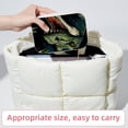 thumbnail image 6 of Crocodile Velvet Portable Jewelry Display Stand and Organizer with Removable Compartment - Gift, 6 of 7