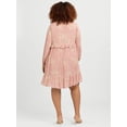 thumbnail image 5 of Jessica Simpson Women's Plus Calanthe Ruffle Mini Dress, Sizes 0X-4X, 5 of 7