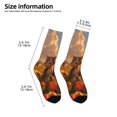thumbnail image 2 of Fuzoiu Cat Dog Friendship Print Kids Socks For Boys Girls,Grip Crew Socks with Non Slip,Lightweight Stretch Crew Socks,Toddlers Crew Boot Socks, 2 of 5