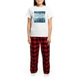 thumbnail image 4 of CafePress - Pride And Prejudice Quote Women's Light Pajamas - Women's Short Sleeve Print T-Shirt and Pants Light Cotton Pajama Set, 4 of 7