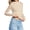 Beige, variant on PRETTYGARDEN Sheer Lace Raglan Long Sleeve Shirts for Women | Soft Stretchy Knit,See Through Floral Sleeves,Crewneck Fitted Tshirts,Daily Going Out Tops,Office Layer,Fall Fashion Clothing