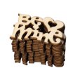thumbnail image 1 of Moyic Paquete de 60 Mini rebanadas de Letras de Adornos Estilo simple Scrapbooking Artesanías Decoración de pared Decoraciones de feliz Decoración del hogar Moyic HA011624-00, 1 of 1