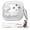 transparent, variant on for AirPods 4 Case 2024, with Pressable Button, Safety Lock & Phone Stand for Apple Air Pod 4 Generation Cover, Cool Funny Gifts Case for Women Men to Relief Stress or Pass The Time,Clear Black