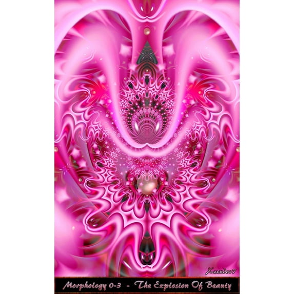 Xzendor7 "Explosion of Beauty" Glossy Poster