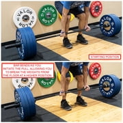 Valor Fitness Olympic Deadlift Bar – Max Weight 1200lbs - 45lb - 90.5 in - 27 mm- Heavy Duty Powerlifting Strongman Gym Equipment Meets IPF Standards