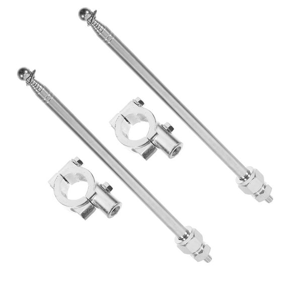 2pcs Motorcycle Flagpole Handlebar Mounting Flag Pole Bike Accessories