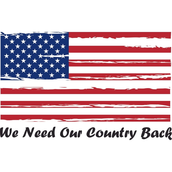 American Flag Quotes Customized Wall Decal - Custom Vinyl Wall Art - Personalized Name - Baby Girls Boys Kids Nursery Daycare Bedroom Wall Decal Room Decor Wall Stickers Decoration Size (20x40 inch)