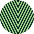 thumbnail image 1 of Ahgly Tapis d'Intérieur Lavable en Machine Carré Transitionnel Vert Sarcelle Profond, 3 Pieds Carré, 1 of 7