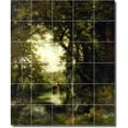thumbnail image 1 of Ceramic Tile Mural-Thomas Moran Country Painting 355. 21.25" w x 25.5" h using (30) 4.25 x 4.25 ceramic tiles, 1 of 3