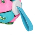 thumbnail image 4 of Interactive Outdoor Fly Ball Flying Saucer Ball Interesting Dog Soccer Toy with Straps Pink Blue, 4 of 5