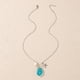 thumbnail image 4 of Collar con colgante de sirena y estrella de mar, cadena para clavícula, collar de perlas de cristal marino, 4 of 5